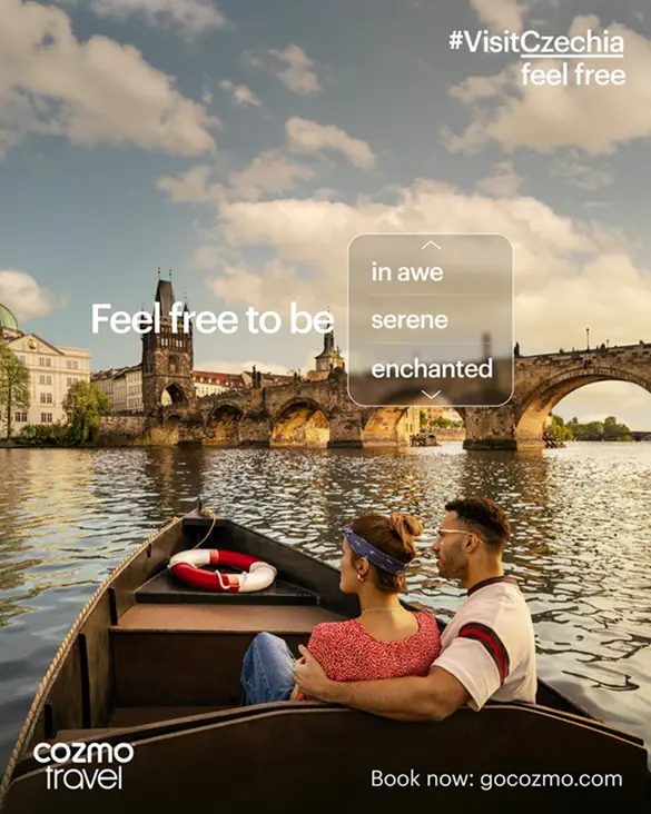Visit Czechia and Cozmo Travel GCC summer campaign promoting curated tourism experiences in Czechia for Gulf travelers